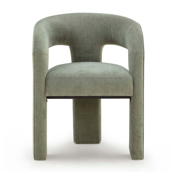 Malone Performance Chenille Dining Chair - Green