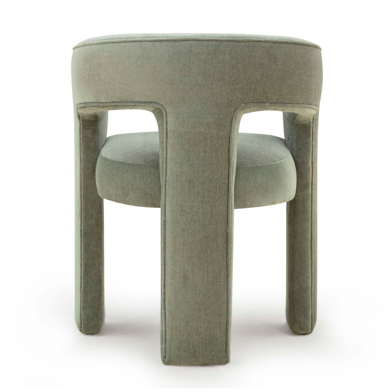 Malone Performance Chenille Dining Chair - Green