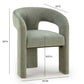 Malone Performance Chenille Dining Chair - Green
