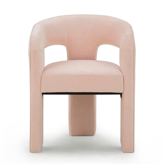 Malone Performance Chenille Dining Chair - Blush