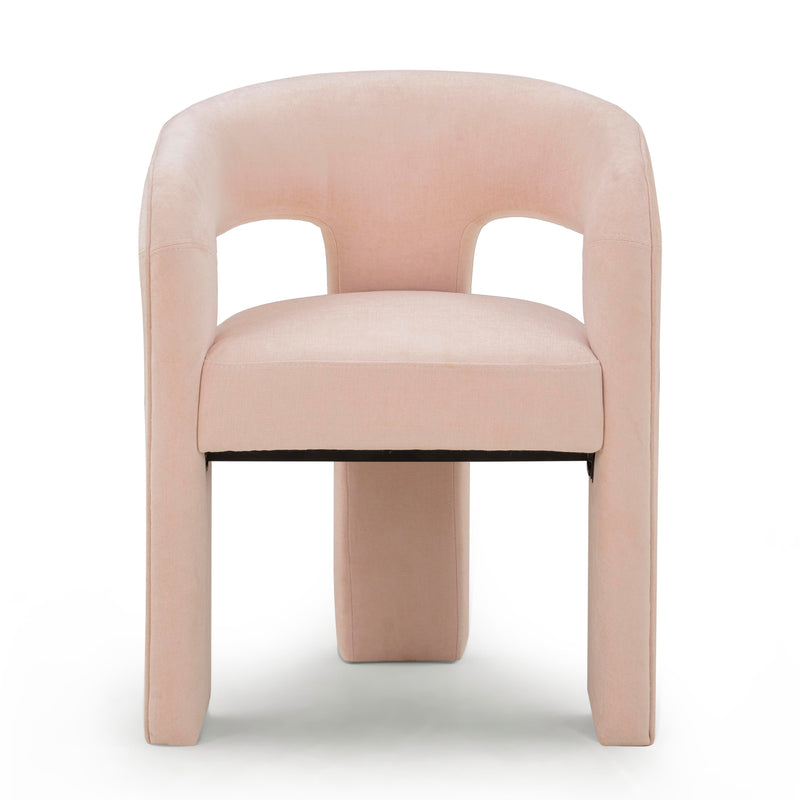 Malone Performance Chenille Dining Chair - Blush