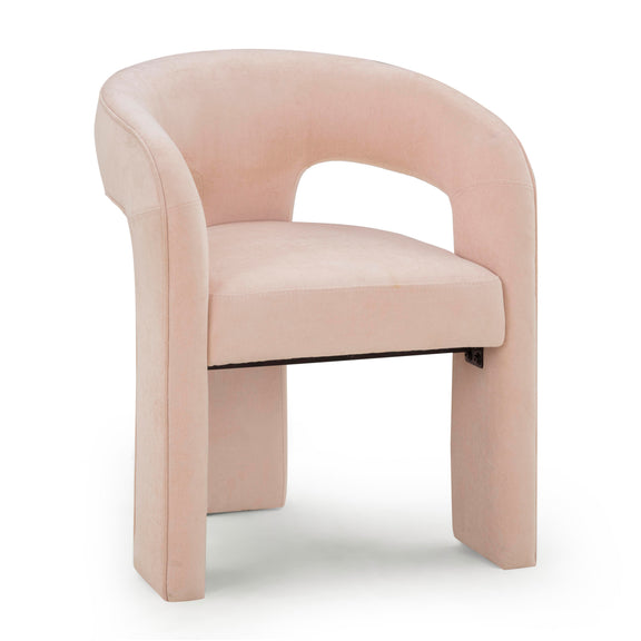 Malone Performance Chenille Dining Chair - Blush