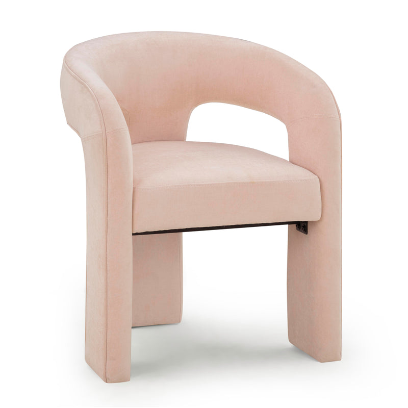 Malone Performance Chenille Dining Chair - Blush