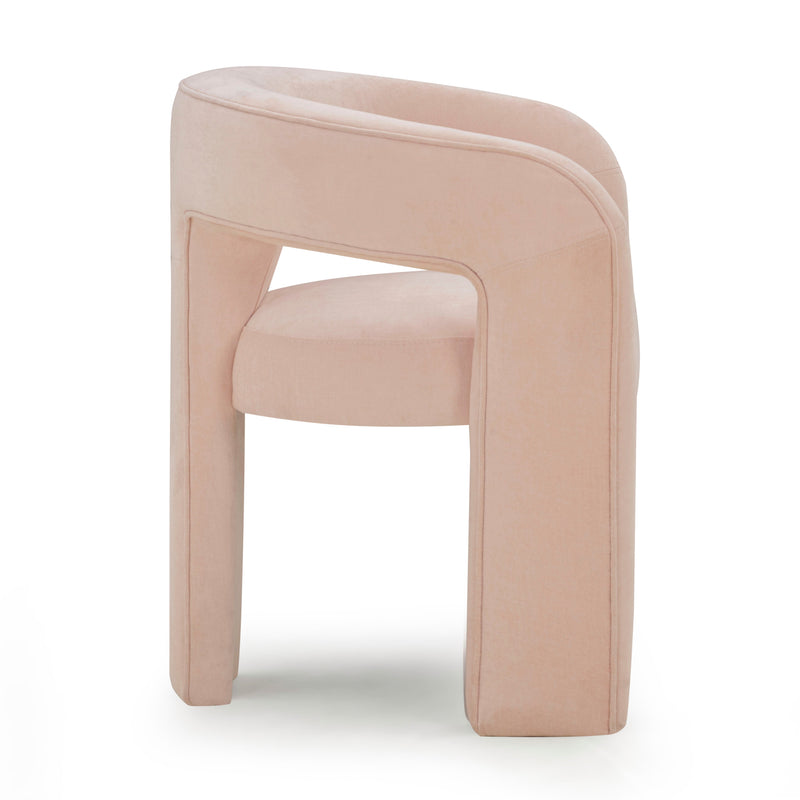 Malone Performance Chenille Dining Chair - Blush