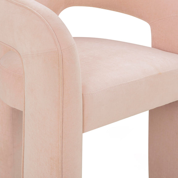 Malone Performance Chenille Dining Chair - Blush
