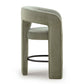 Malone Performance Chenille Stool - Green / Counter Height