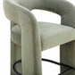 Malone Performance Chenille Stool - Green / Counter Height