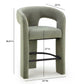 Malone Performance Chenille Stool - Green / Counter Height