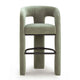 Malone Performance Chenille Stool - Green / Bar Height