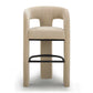 Malone Performance Chenille Stool - Taupe / Bar Height