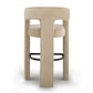 Malone Performance Chenille Stool - Taupe / Bar Height