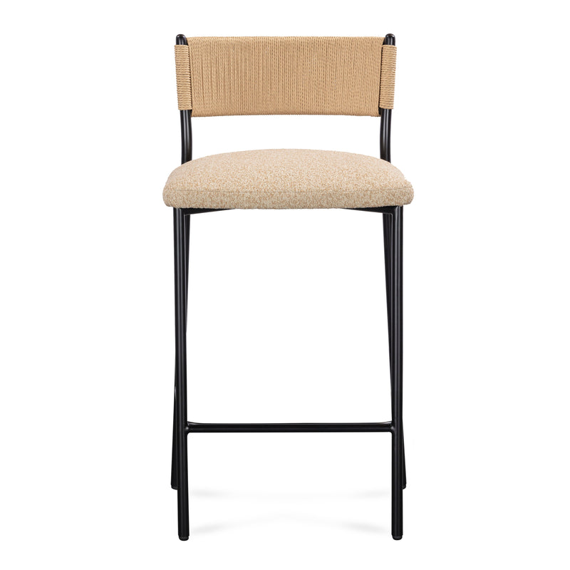 Celine Performance Boucle Stool - Tan / Bar Height
