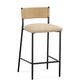 Celine Performance Boucle Stool - Tan / Bar Height