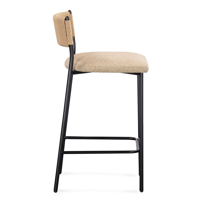Celine Performance Boucle Stool - Tan / Bar Height