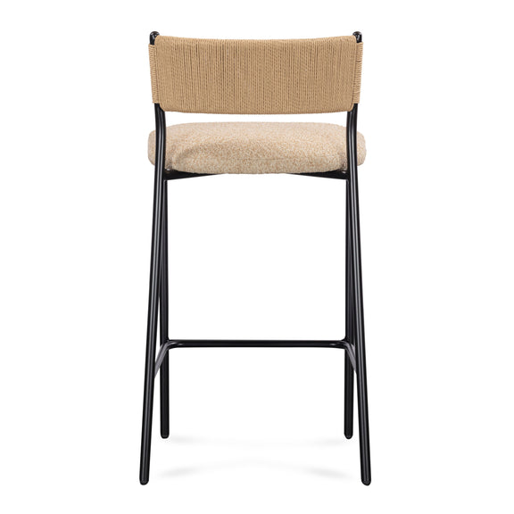Celine Performance Boucle Stool - Tan / Bar Height