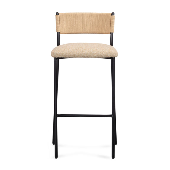 Celine Performance Boucle Stool - Tan / Counter Height