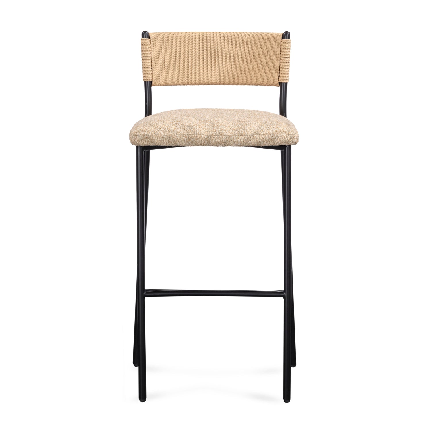 Celine Performance Boucle Stool - Tan / Counter Height