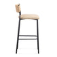 Celine Performance Boucle Stool - Tan / Counter Height