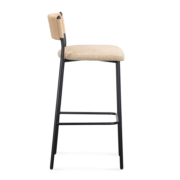 Celine Performance Boucle Stool - Tan / Counter Height