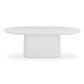 Nara 84" Pure White Indoor/Outdoor Concrete Dining Table