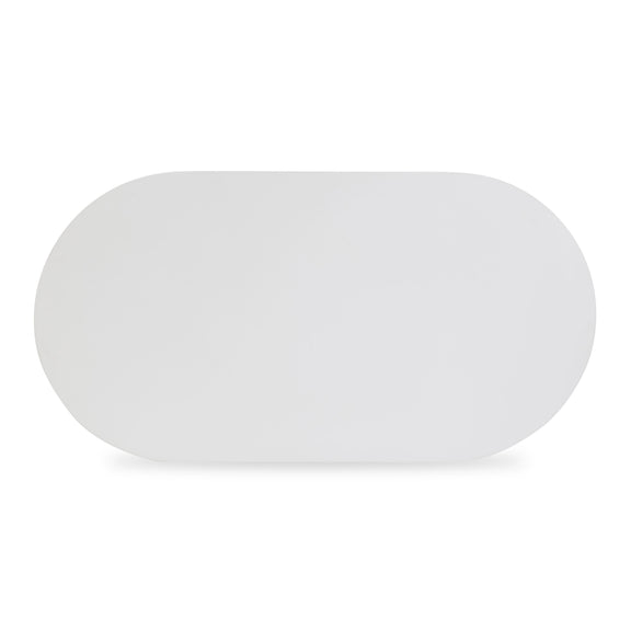 Nara 84" Pure White Indoor/Outdoor Concrete Dining Table
