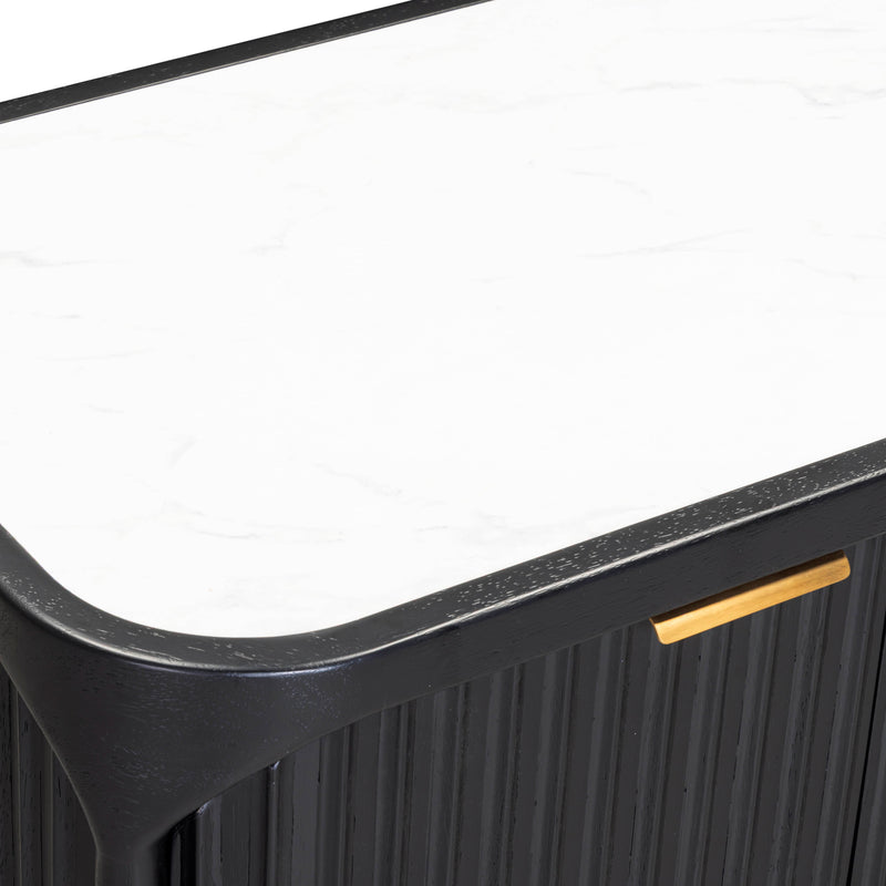 Yaha Bar Cabinet - Black
