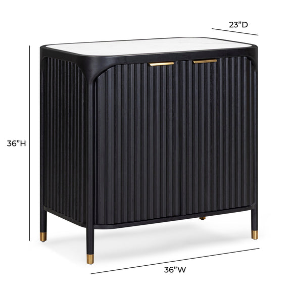 Yaha Bar Cabinet - Black