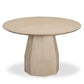 Brocha 48'' Ash Wood Round Dining Table - Driftwood
