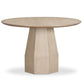 Brocha 48'' Ash Wood Round Dining Table - Driftwood
