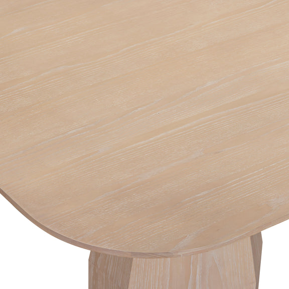 Brocha 106" Ash Wood Rectangular Dining Table - Driftwood