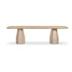 Brocha 106" Ash Wood Rectangular Dining Table - Driftwood