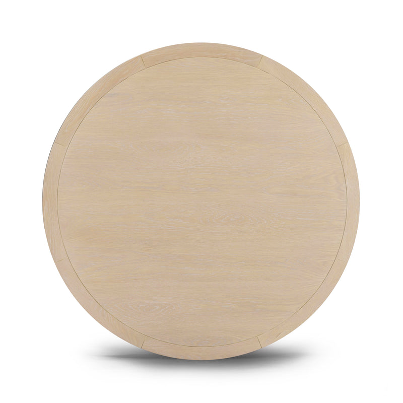Sahara Round Oak Dining Table (41"-60") - Natural / 41"