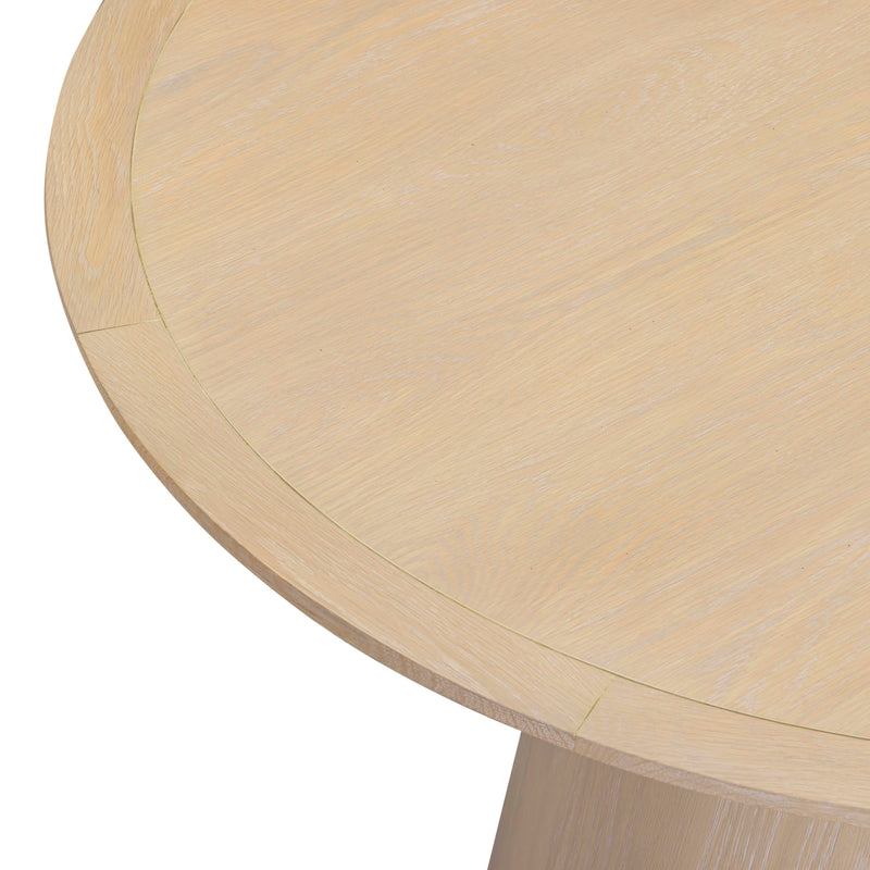 Sahara Round Oak Dining Table (41"-60") - Natural / 41"