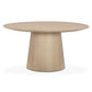 Sahara Round Oak Dining Table (41"-60") - Natural / 60"