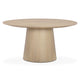 Sahara Round Oak Dining Table (41"-60") - Natural / 60"