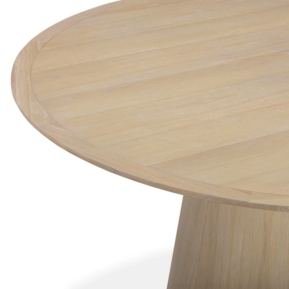 Sahara Round Oak Dining Table (41"-60") - Natural / 60"