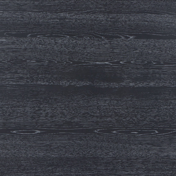 Sahara Round Oak Dining Table (41"-60") - Black / 60"