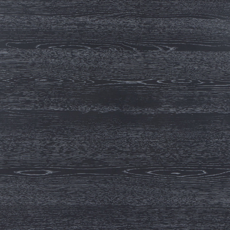 Sahara Round Oak Dining Table (41"-60") - Black / 60"