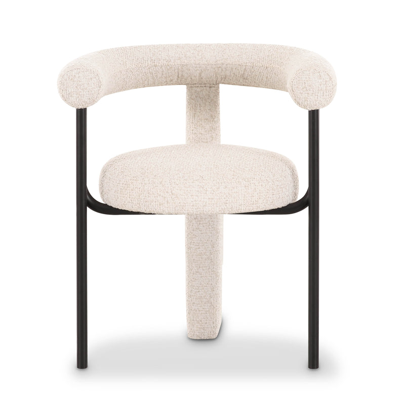 Synn Performance Boucle Dining Chair - Cream