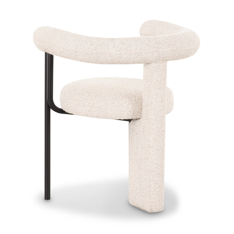Synn Performance Boucle Dining Chair - Cream