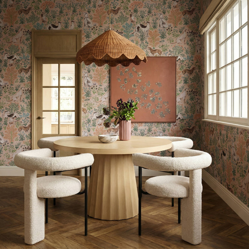 Synn Performance Boucle Dining Chair - Cream