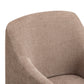 Helena Tall Textured Weave Performance Fabric Dining Chair - Chocolate Brown