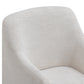Helena Tall Textured Weave Performance Fabric Dining Chair - Off-White