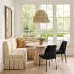 Sydney Performance Velvet Dining Chair - Set of 2 - Black