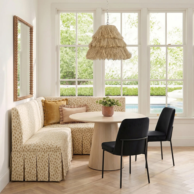 Sydney Performance Velvet Dining Chair - Set of 2 - Black