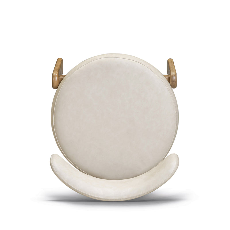 Odessa Performance Vegan Leather Dining Chair - Cream