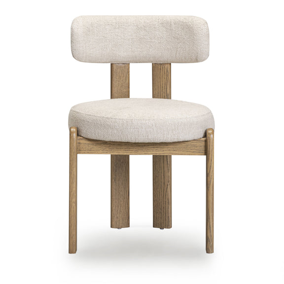 Odessa Cream Performance Fabric Dining Chair