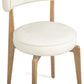 Nikita Performance Vegan Leather Dining Chair - Cream