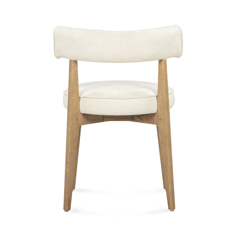 Nikita Performance Vegan Leather Dining Chair - Cream