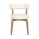 Nikita Performance Vegan Leather Dining Chair - Cream